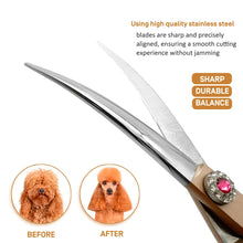 7-Inch Curved Dog Grooming Shears
