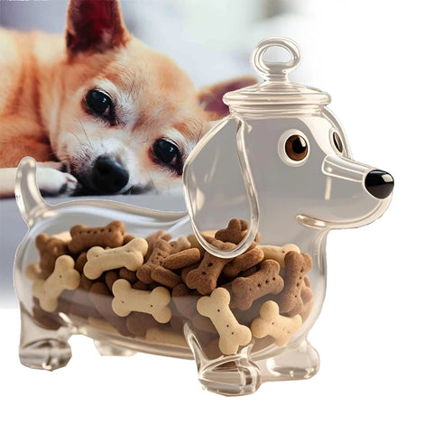 Dachshund Themed Glass Food Storage