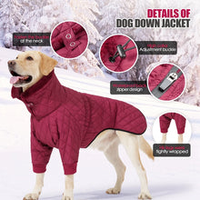 Reflective Winter Dog Puffer Coat