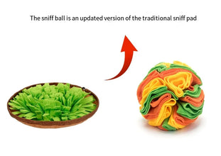 Dog Sniffing Ball Puzzle Toy – IQ Booster & Slow Feeder