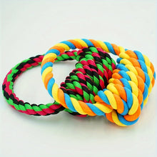 Braided Pull Ring Rope Toy for Large Dogs