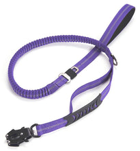 Heavy Duty Tactical Bungee Dog Leash with Seatbelt