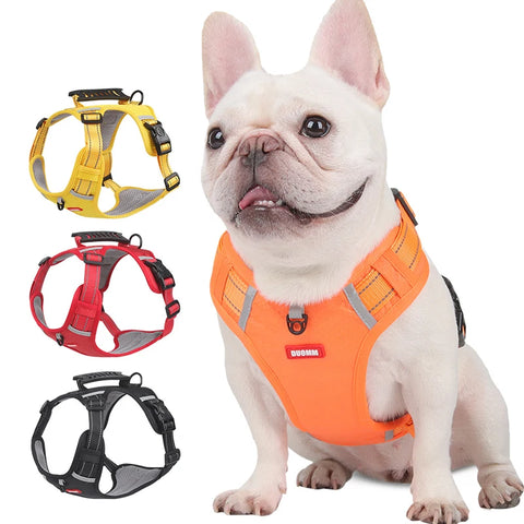 Reflective No-Pull Dog Harness - Adjustable Vest for Small & Large Dogs