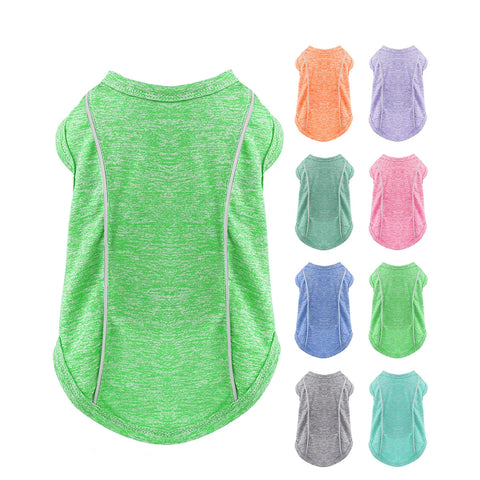 UV Protect Dog Shirt with Reflective Strip