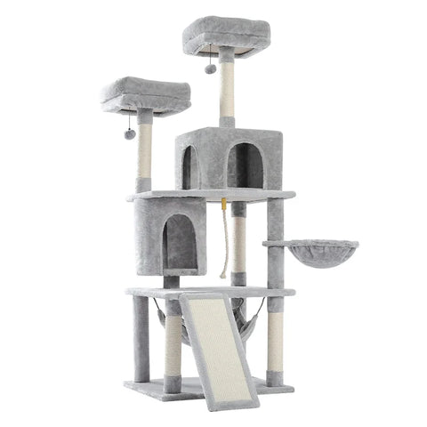 Cat Tree Tower with Scratching Post and Condo