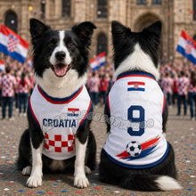 Croatia Pet Soccer Jersey Vest