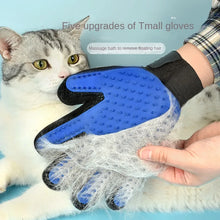 Silicone Pet Grooming Gloves for Cats & Dogs Hair Removal