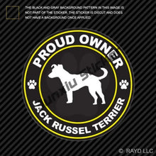 Jack Russel Vinyl Decal Dog Stickers