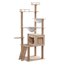 Multi-Level Cat Tree with Scratching Post and Toys