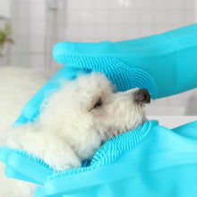 Bath Brush Pet Massage Gloves