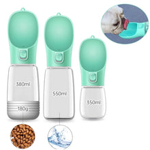 Pet Bottle with Food and Water Dispenser