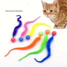 Teasing Indoor Cat Worm Elastic Toy