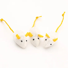 3-200 Pcs Rattle Cat Mouse Toys with Catnip