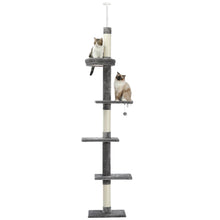 Floor-to-Ceiling Cat Tree Condo with Scratching Post