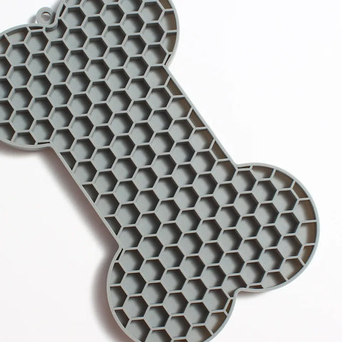 Bone Shape Silicone Licking Pad