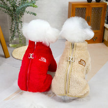 Winter Pet Jumpsuit Coat with Zipper for Small Dogs & Cats