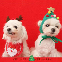 Christmas Pet Costume Set with Hat & Bib