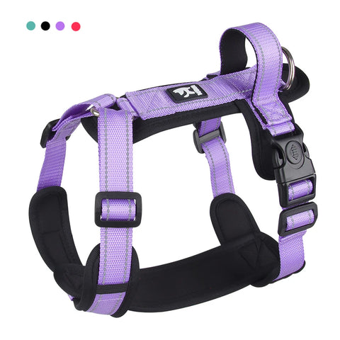 No-Pull Dog Harness, Reflective & Padded, Adjustable for Small & Medium Dogs