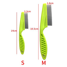 Stainless Steel Pet Hair Shedding & Flea Comb for Cats & Dogs