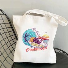 Corgi Print Canvas Shopper
