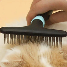 Professional Pet Grooming Brush & Undercoat Rake for Long Hair