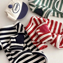 Striped Summer Vest Hoodie for Pets