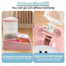 Automatic Food and Water Dispenser Set