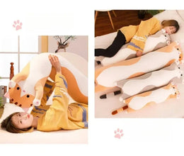 Cat Plush Body Pillow