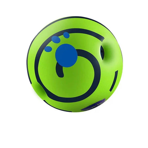 green wobble wag giggle ball different measurements