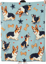 Corgi Lovers Throw Thin Blanket