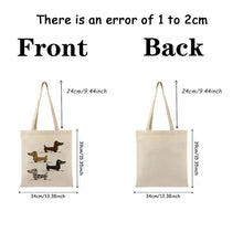 Dachshund Print Casual Shoulder Bag