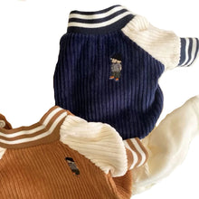 Varsity Style Embroidered Pet Jacket
