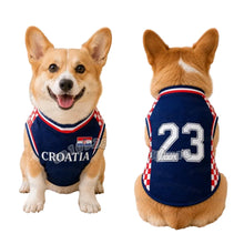 Croatia Pet Soccer Jersey Vest