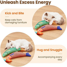 Catnip Fish Toy with Sound and Chew Features