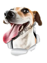 Jack Russel Vinyl Decal Dog Stickers