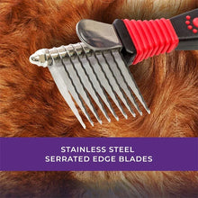 Dematting Fur Rake Comb for Dogs and Cats