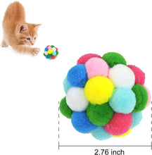 Durable Cat Toys Balls with Bells