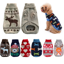 Warm Knitted Dog Sweater – Winter Coat for Small & Medium Dogs