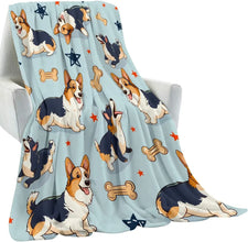Corgi Lovers Throw Thin Blanket