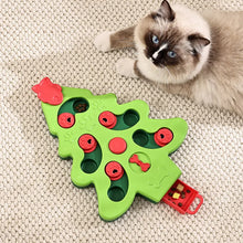 Christmas Tree Dog Puzzle Bowl
