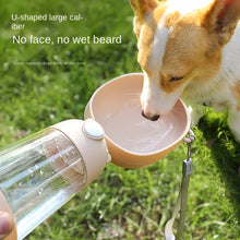 Portable Dog Water Bottle with Food Dispenser