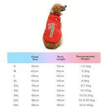 Thin Cool Summer Pet Jersey Vest