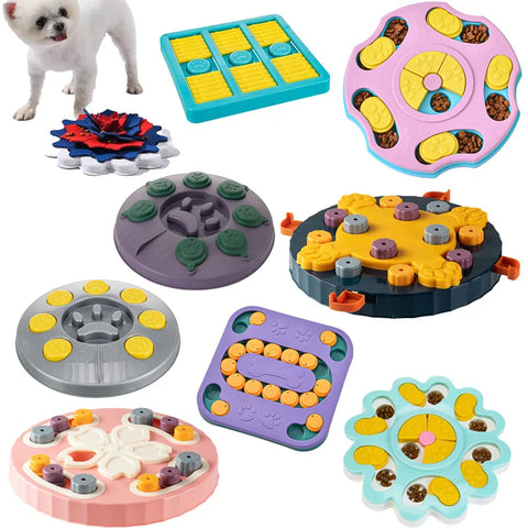 Dog Puzzle Toy & Slow Feeder Food Dispenser for IQ and Slow Eating