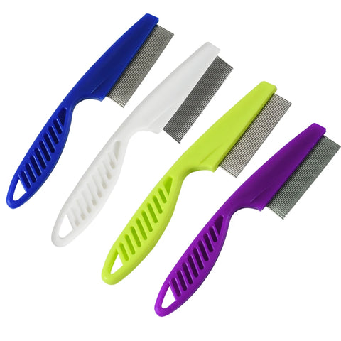 Stainless Steel Pet Flea Comb for Cats and Dogs