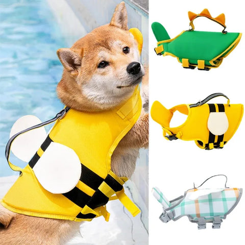 Dog Collar Harness Swimsuit