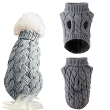 Winter Puppy Dog Sweater – Turtleneck Coat for Small & Medium Dogs