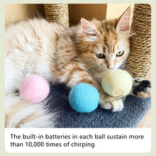 Cat Toy Plush Electric Ball with Catnip and Sound