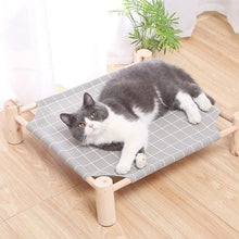 Elevated Wooden Hammock for Pets