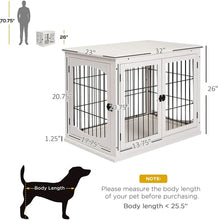 Dog Crate Furniture Table