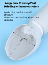 550ml Folding Pet Water Bottle – Portable Travel Mug for Dogs & Cats